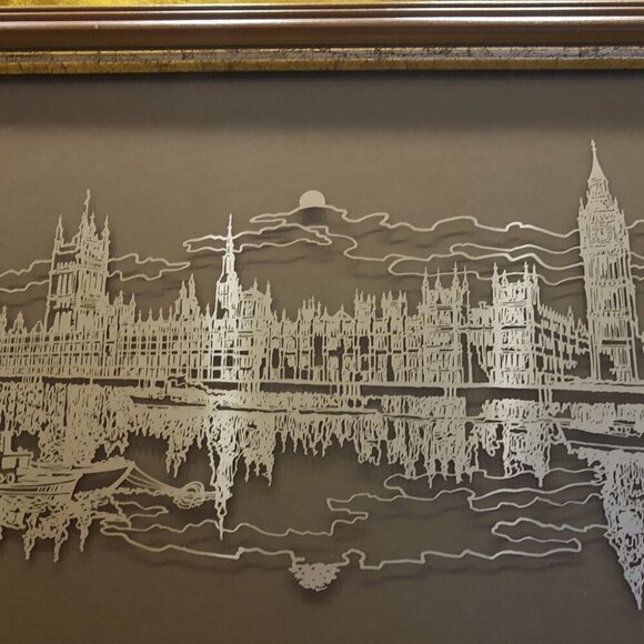 Framed picture of London